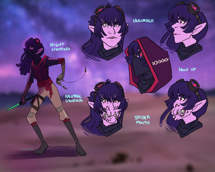 ida sicari (2022) Exordium character design