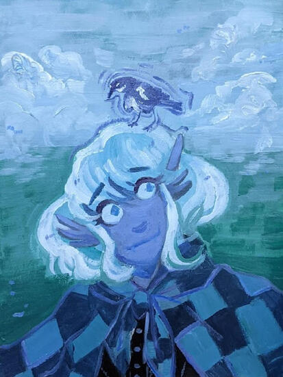 freeflet (2021) acrylic on paper