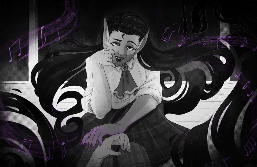 dark star (4) (2023) digital illustration Piece made for Dark Star by Tony Maravilla