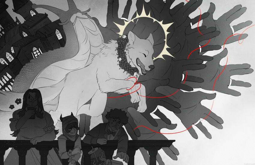 dark star (3) (2023) digital illustration Piece made for Dark Star by Tony Maravilla