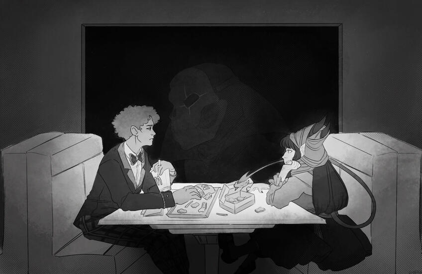 dark star (1) (2023) digital illustration Piece made for Dark Star by Tony Maravilla